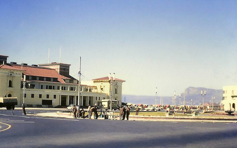 Muizenberg Pavillion, looking towards Simon's Town in 1970.