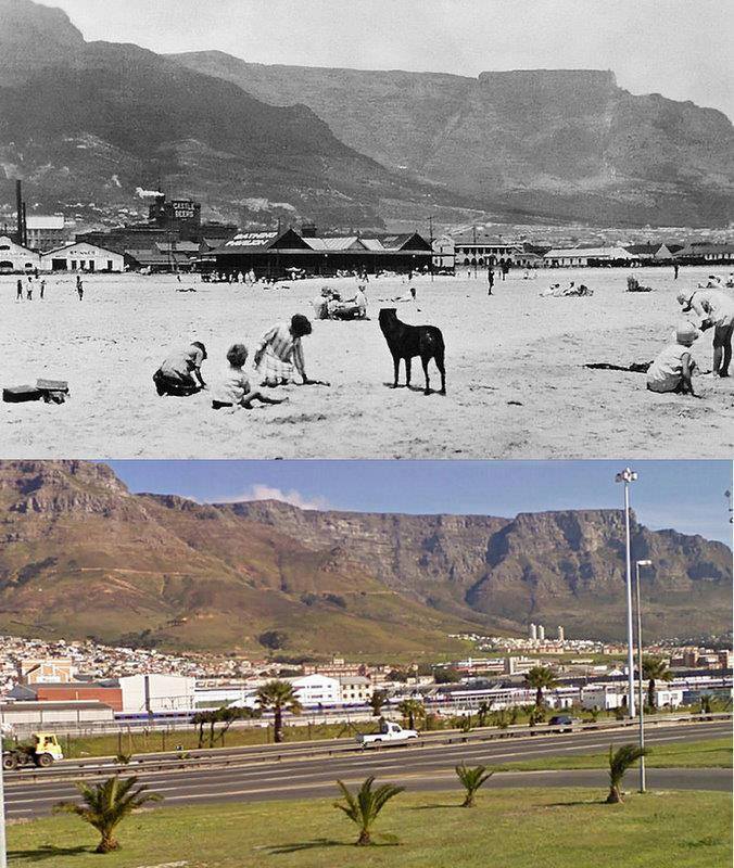 Woodstock Beach in 1933 and look now!