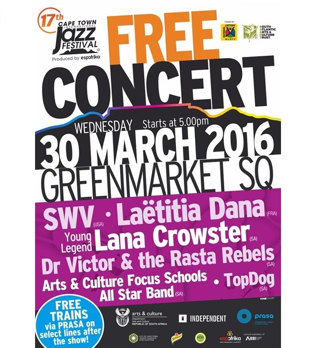 Cape Town Jazz Festival: FREE Community Concert