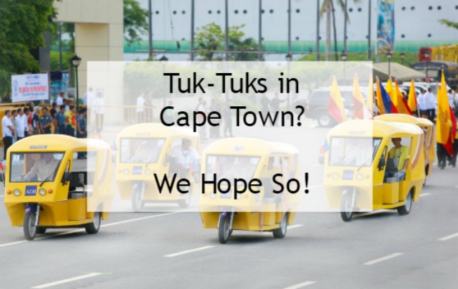 Tuk-Tuks Are Coming to Cape Town