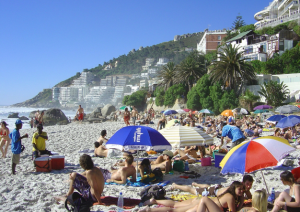 December in Cape Town, Clifton 2nd beach