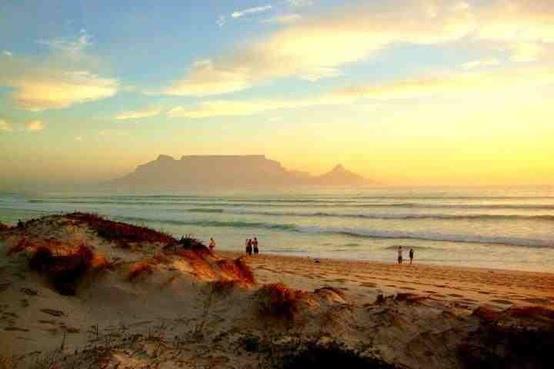 table mountain cape town from blouberg