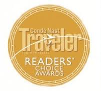 Conde Nast Readers choice award Cape Town 2012