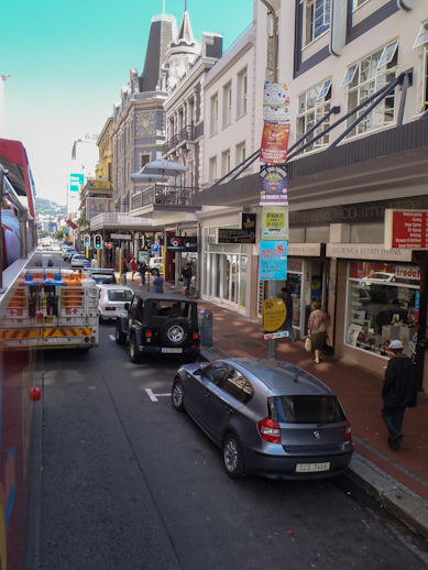 Long Street from the Red Bus Tour