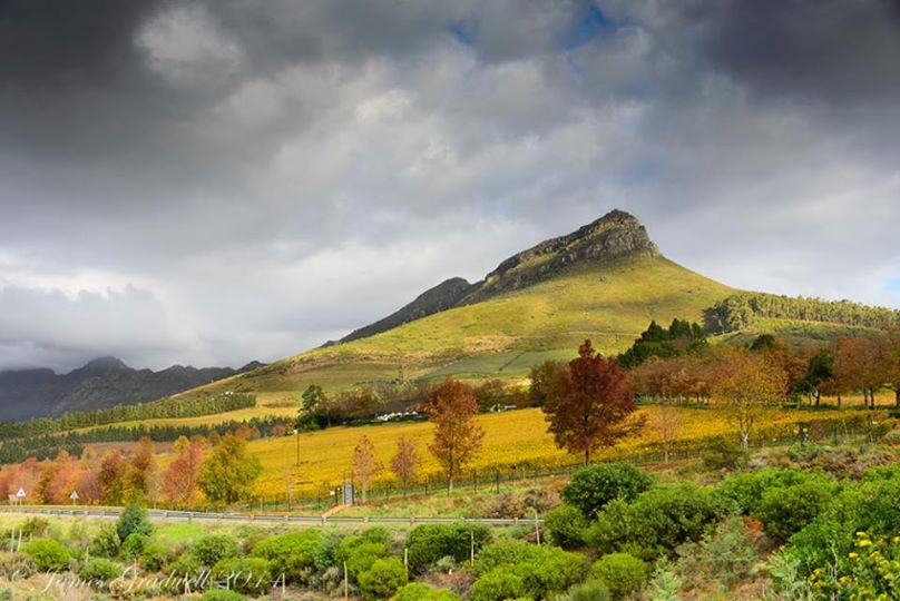 The Beautiful view of Stellenbosch, Helshoogte Pass!