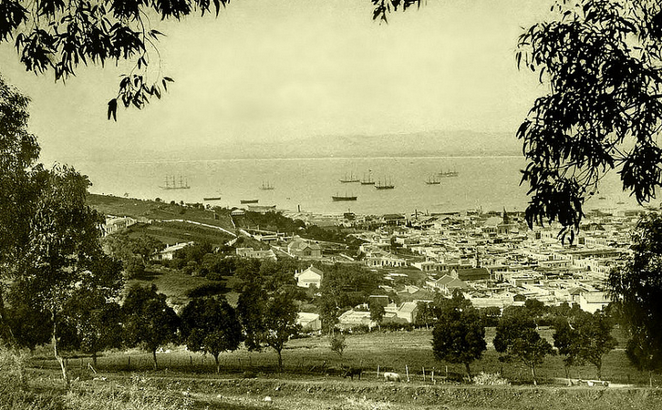 View from the slopes of Lions Head circa 1895