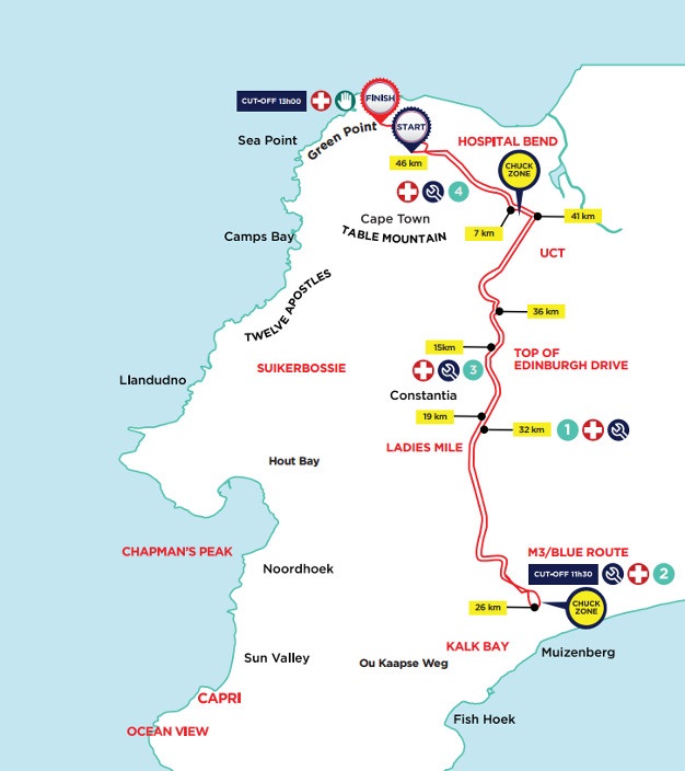 Cape Argus Cycle Tour 2015 - Route Changes & Info