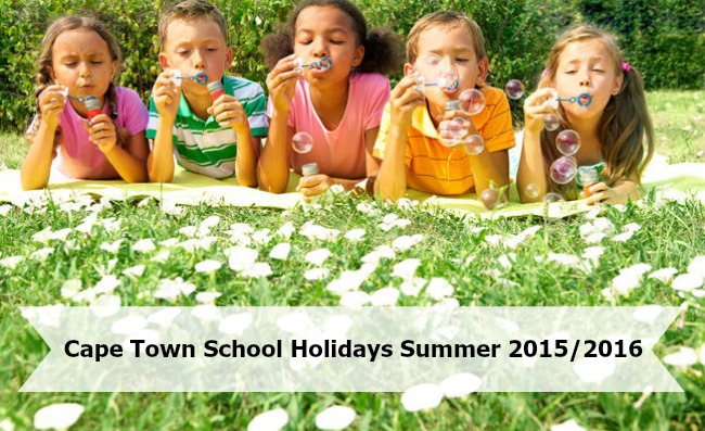 Cape Town School Holidays Summer 2015