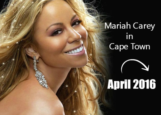 Mariah Carey in Cape Town - April 2016