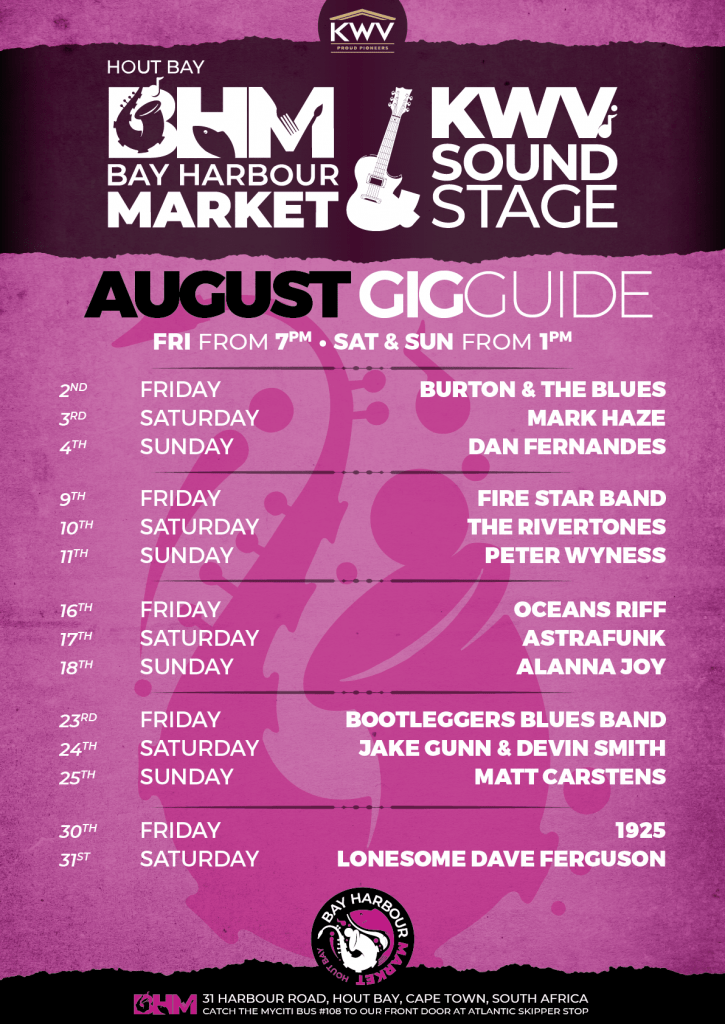 events in Cape Town this August