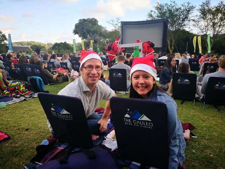 Christmas movie screening at the Galileo Open Air Cinema