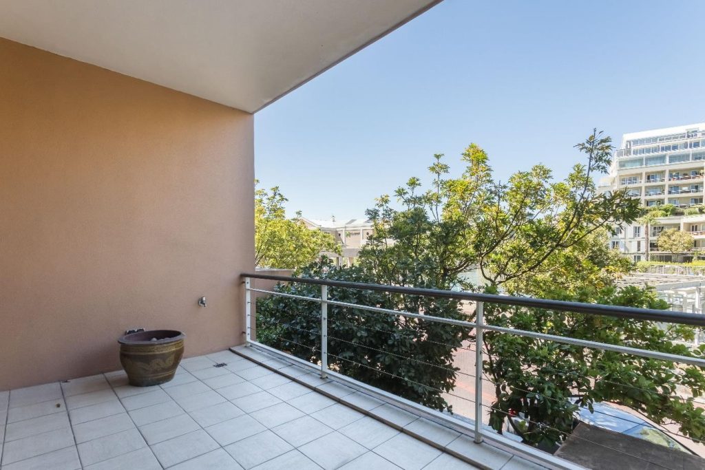 Param 103 – Private bedroom balcony overlooking the surrounding greenery