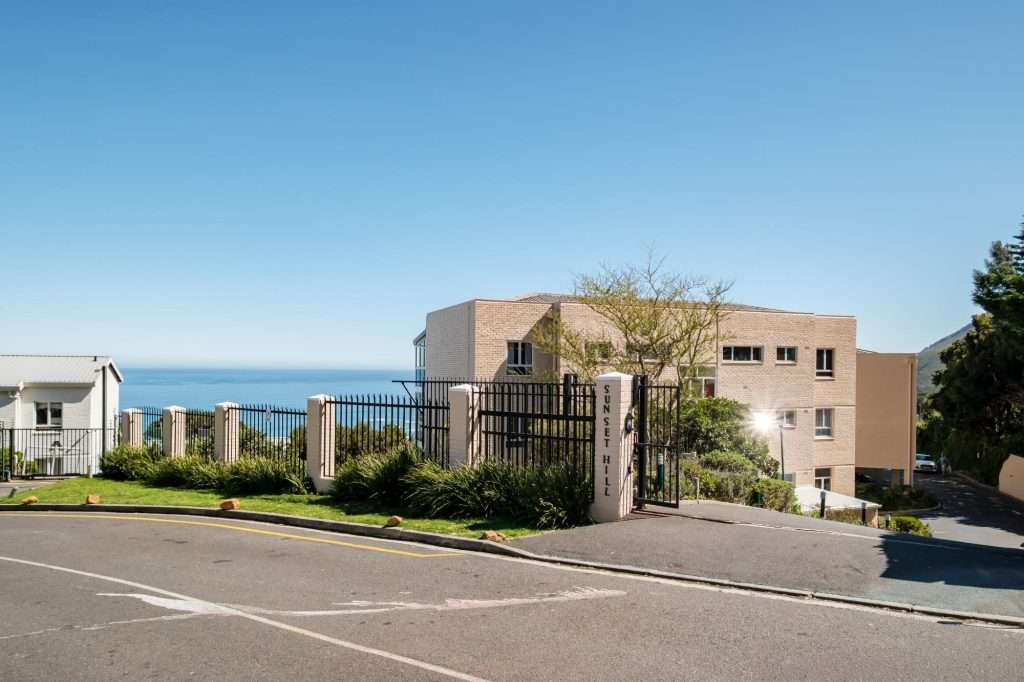 Shoreline Views – Building Exterior – Secure residential complex in an elevated position with wonderful views towards the Atlantic Ocean.
