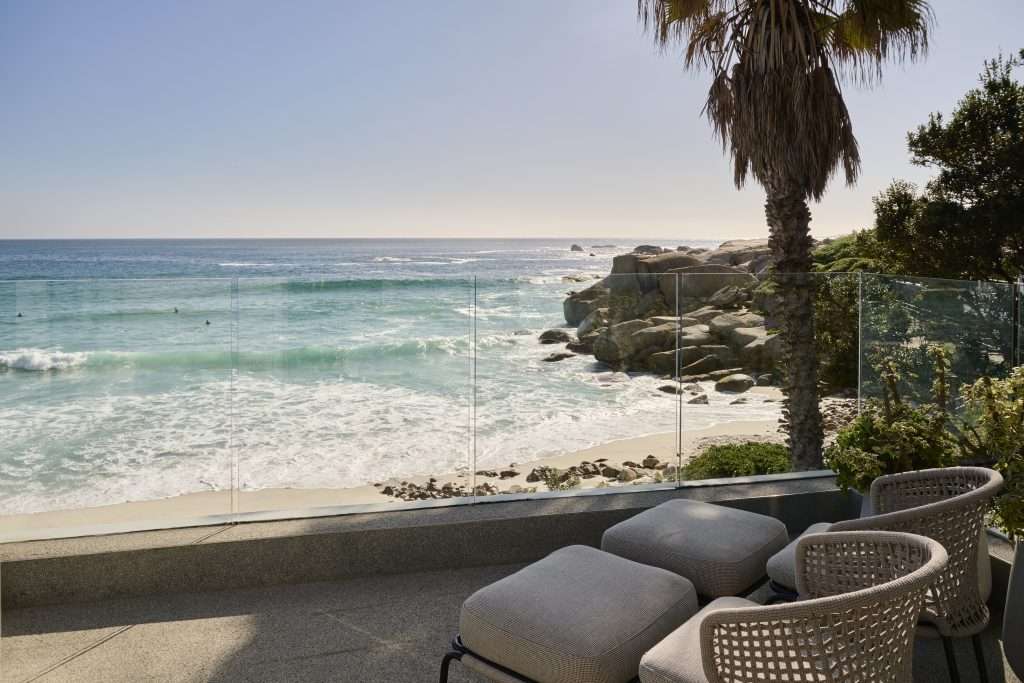 Nalu Villa, Glen Beach, Cape Town, South Africa. Client: Zambezi Crescent. Interior Designer & Stylist: Jena Gradwell. Photographer: Mark Williams.