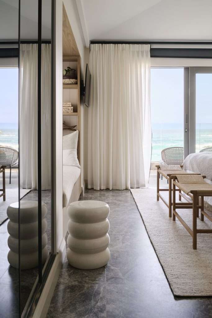 Nalu Villa, Glen Beach, Cape Town, South Africa. Client: Zambezi Crescent. Interior Designer & Stylist: Jena Gradwell. Photographer: Mark Williams.