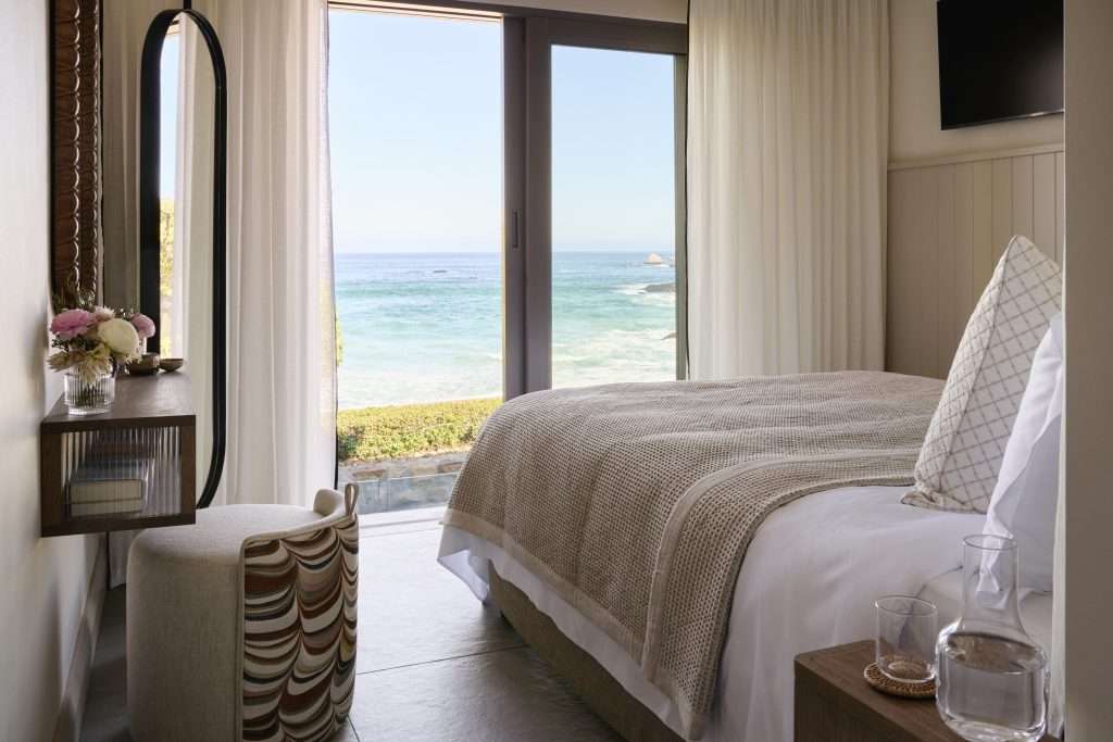 Nalu Villa, Glen Beach, Cape Town, South Africa. Client: Zambezi Crescent. Interior Designer & Stylist: Jena Gradwell. Photographer: Mark Williams.