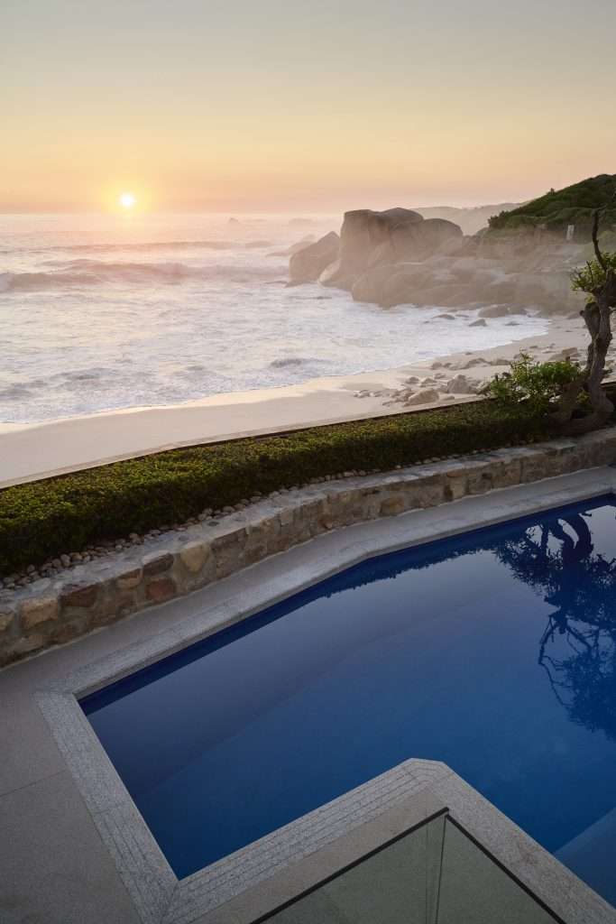 Nalu Villa, Glen Beach, Cape Town, South Africa. Client: Zambezi Crescent. Interior Designer & Stylist: Jena Gradwell. Photographer: Mark Williams.