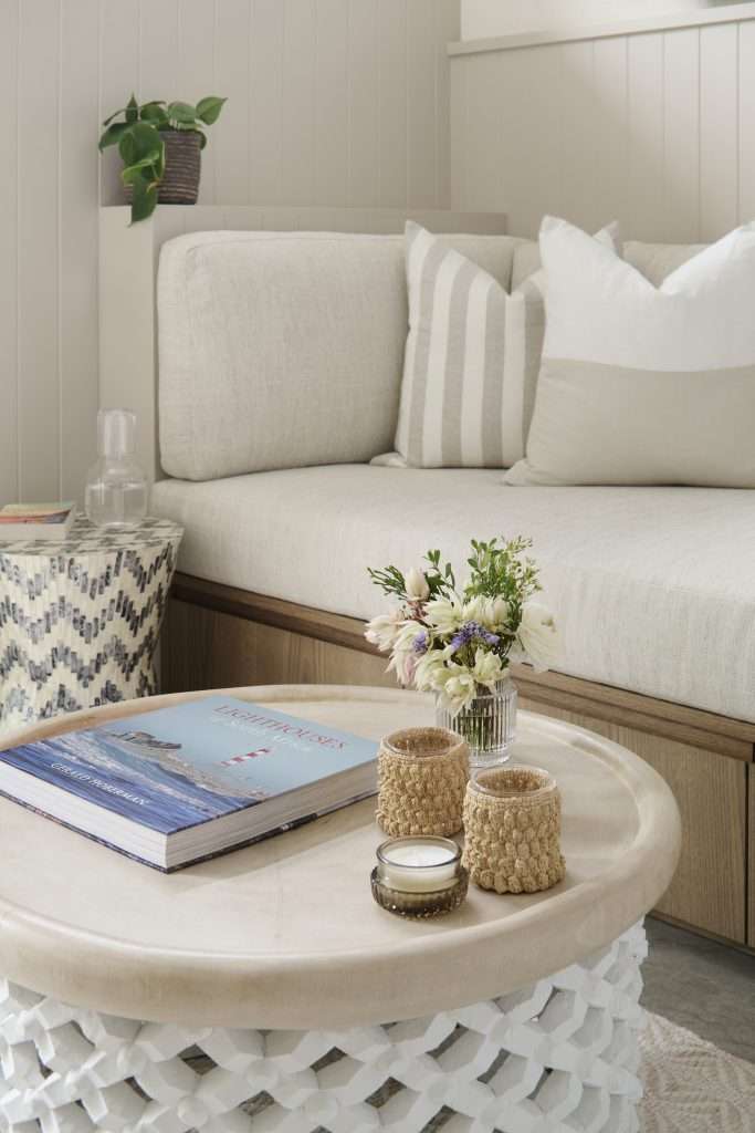 Nalu Villa, Glen Beach, Cape Town, South Africa. Client: Zambezi Crescent. Interior Designer & Stylist: Jena Gradwell. Photographer: Mark Williams.