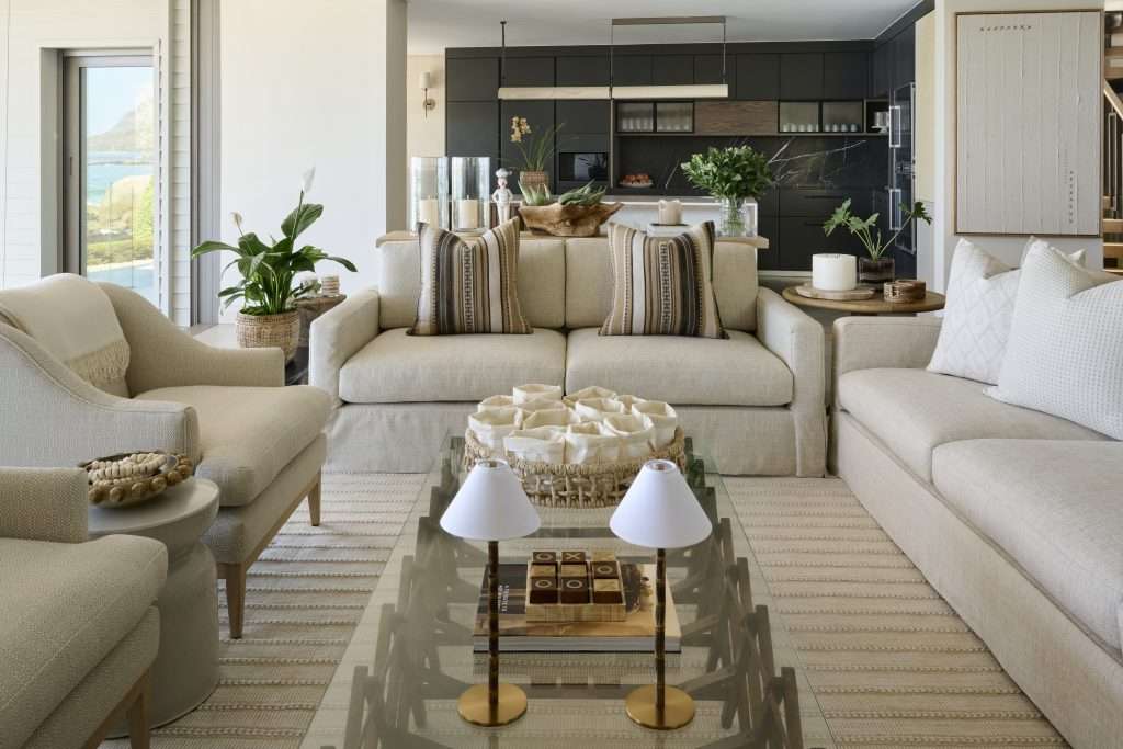 Nalu Villa, Glen Beach, Cape Town, South Africa. Client: Zambezi Crescent. Interior Designer & Stylist: Jena Gradwell. Photographer: Mark Williams.