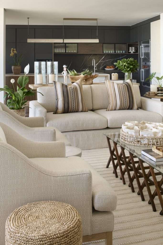 Nalu Villa, Glen Beach, Cape Town, South Africa. Client: Zambezi Crescent. Interior Designer & Stylist: Jena Gradwell. Photographer: Mark Williams.