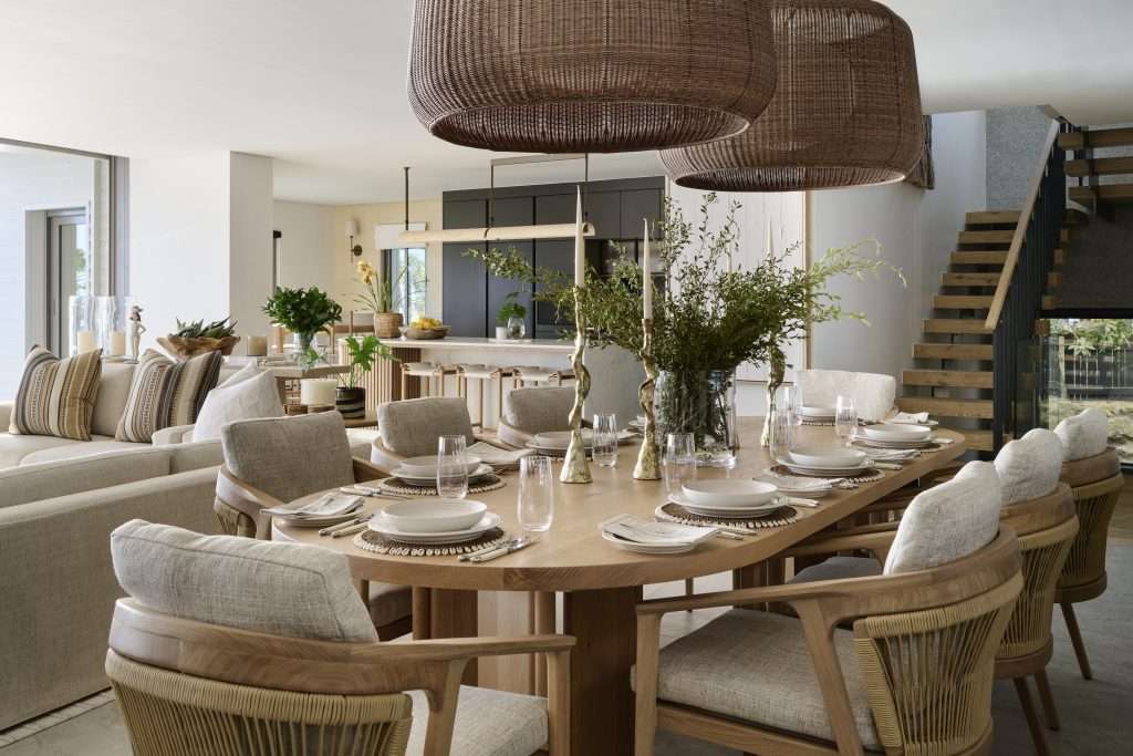 Nalu Villa, Glen Beach, Cape Town, South Africa. Client: Zambezi Crescent. Interior Designer & Stylist: Jena Gradwell. Photographer: Mark Williams.
